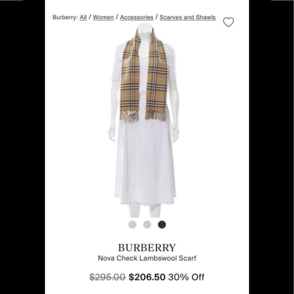 Burberry scarf